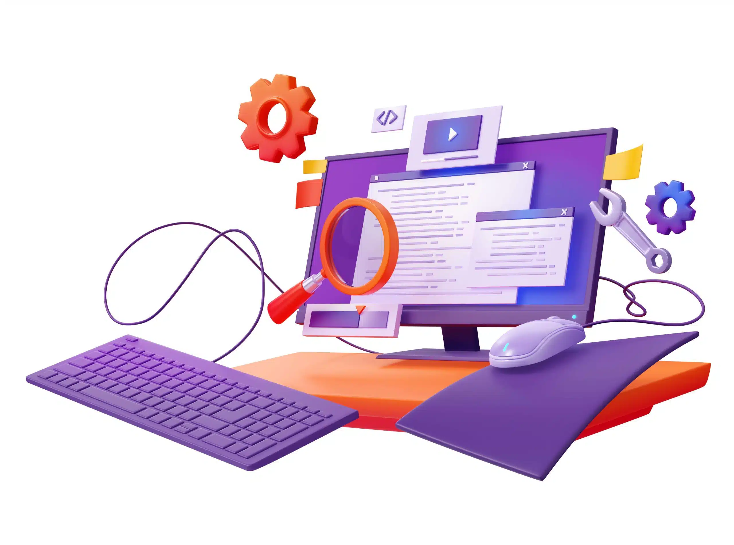Responsive and modern website development service with SEO optimization and user-friendly design